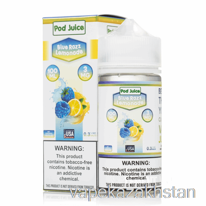 Vape Disposable Blue Razz Lemonade - Pod Juice - 100mL 3mg